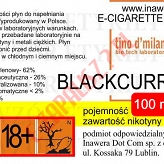 BLACKCURRANT  6mg/ml poj. 100ml LIQUID INAWERA