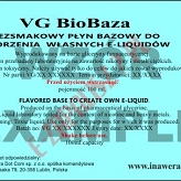 VG BioBaza 100ml bez nikotyny