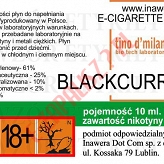 BLACKCURRANT 18mg/ml poj. 10ml LIQUID INAWERA