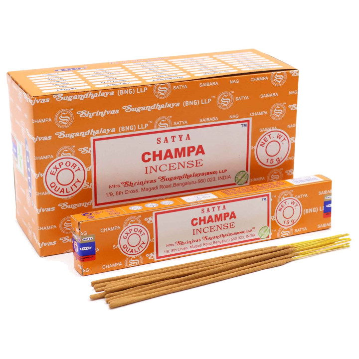Satya Champa Kadzidełka 15 g – klasyczny zapach i harmonia