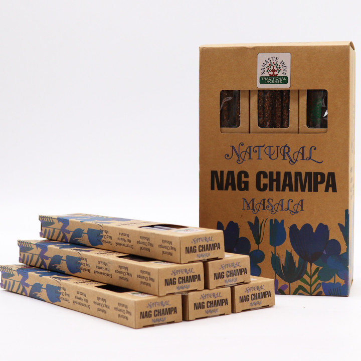 Kadzidełka Masala – Nag Champa | Małe pudełko 15 g