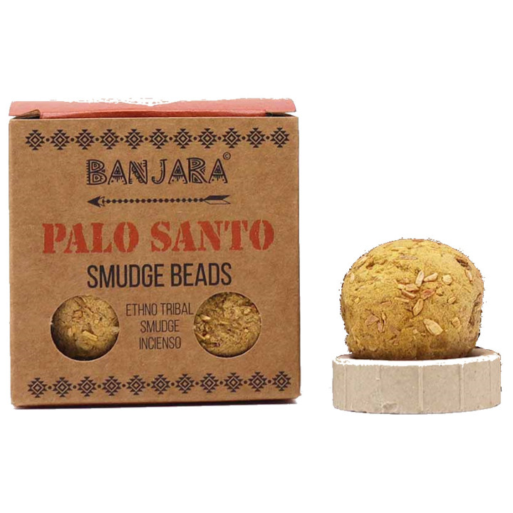 Kadzidełka Kule Banjara Palo Santo – Naturalne, 5 kul i podstawka