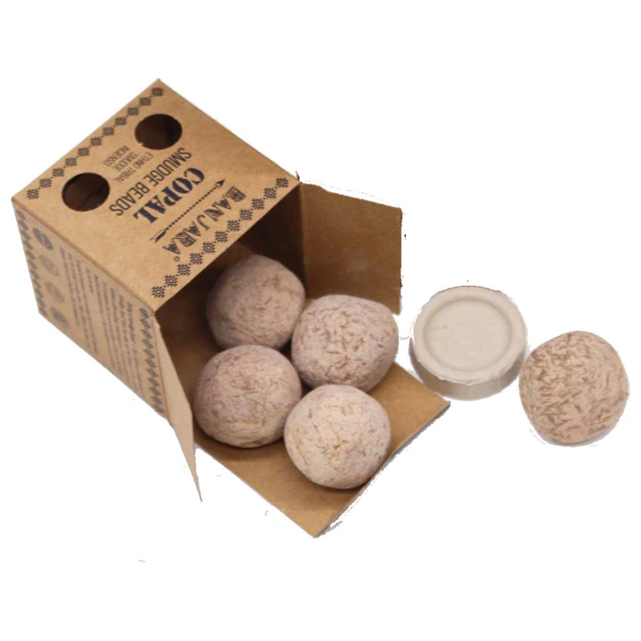 Kadzidełka Kule Banjara - Kopal 5 szt. + podstawka | naturalny relaks