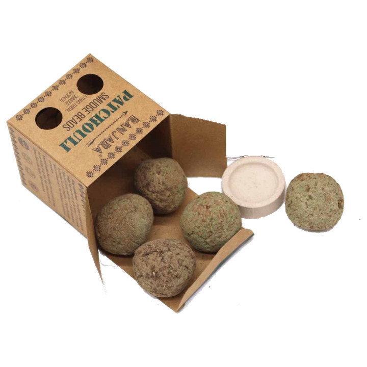 Kadzidełka Banjara Paczula – 5 kul + podstawka | Naturalne aromaty