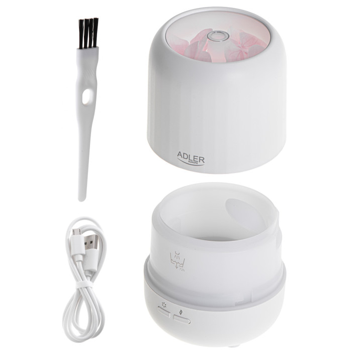 Ultradźwiękowy dyfuzor zapachowy 100ml do 25m2 na USB 3w1 | aromaterapia, nawilżanie, podświetlanie