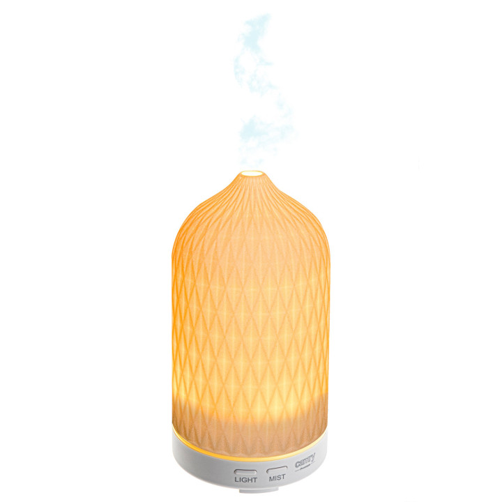 Ultradźwiękowy dyfuzor zapachowy 100ml do 25m2 3w1 | aromaterapia, nawilżanie, lampka