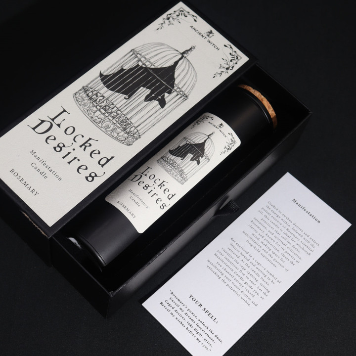 Świeca Ancient Witch – Zamknięte Pragnienia | Manifestacja