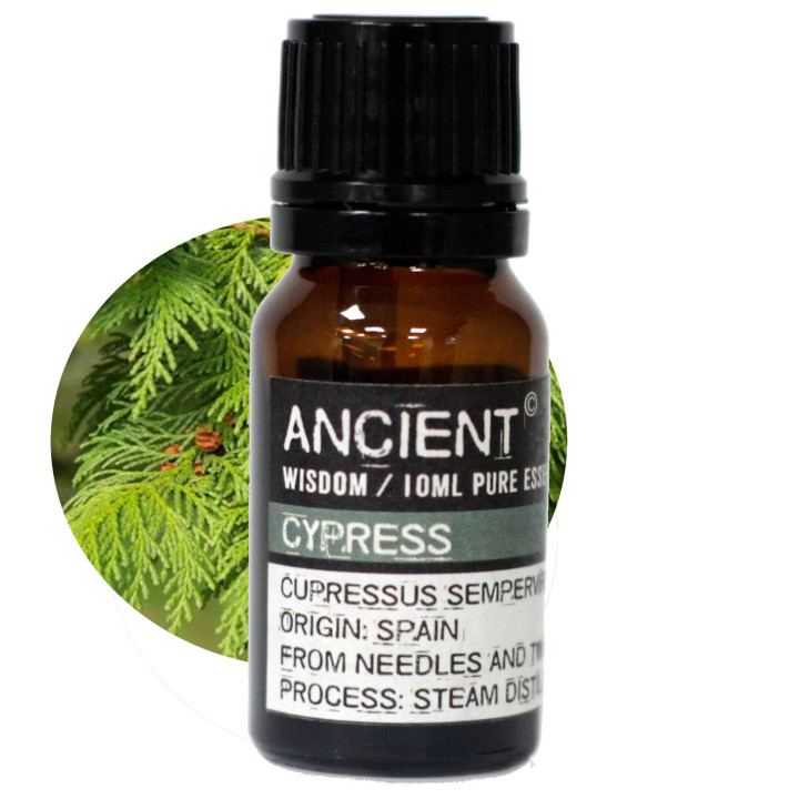 Cyprys – Olejek Eteryczny 10 ml | Uspokajający, Aromaterapia, Hiszpania