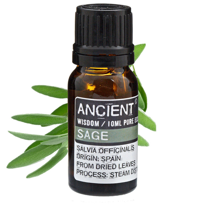 Szałwia – Olejek Eteryczny 10 ml | Salvia officinalis | Naturalny Ziołowy Aromat