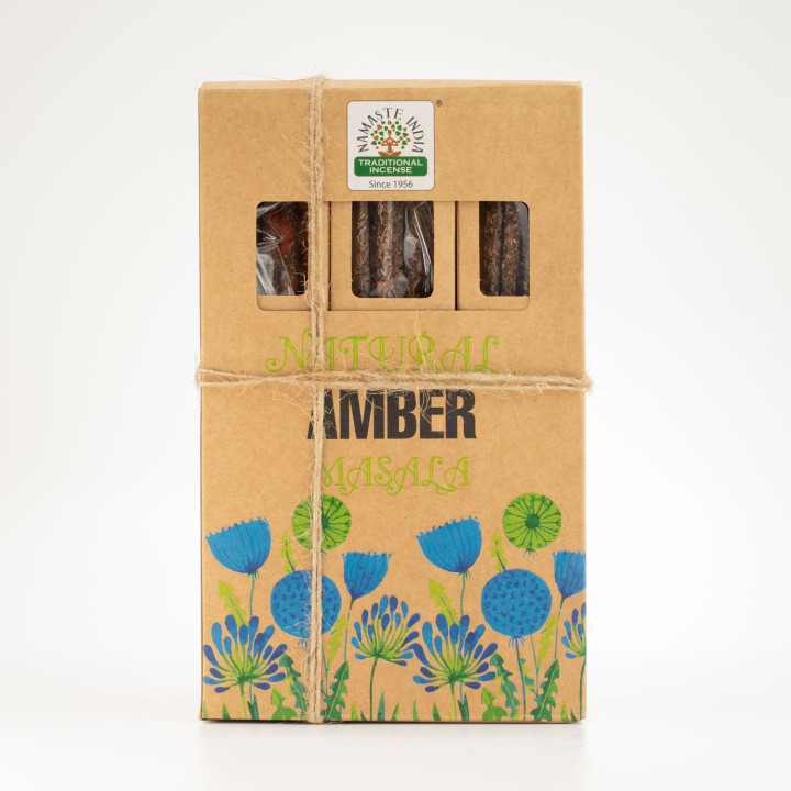 Kadzidełka Masala Bursztyn 15 g – naturalne, relaksujące aromaty