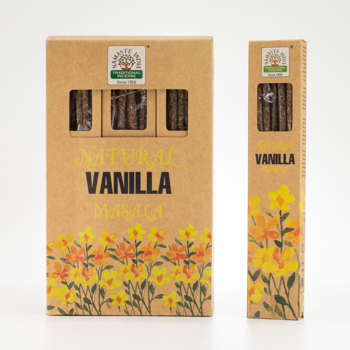 Kadzidełka Masala Wanilia 15 g – naturalne, relaksujące aromaty