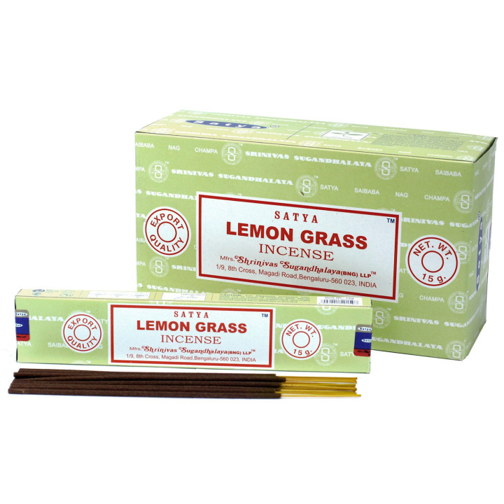 Satya Lemongrass 15 g – świeżość, oczyszczenie i relaks