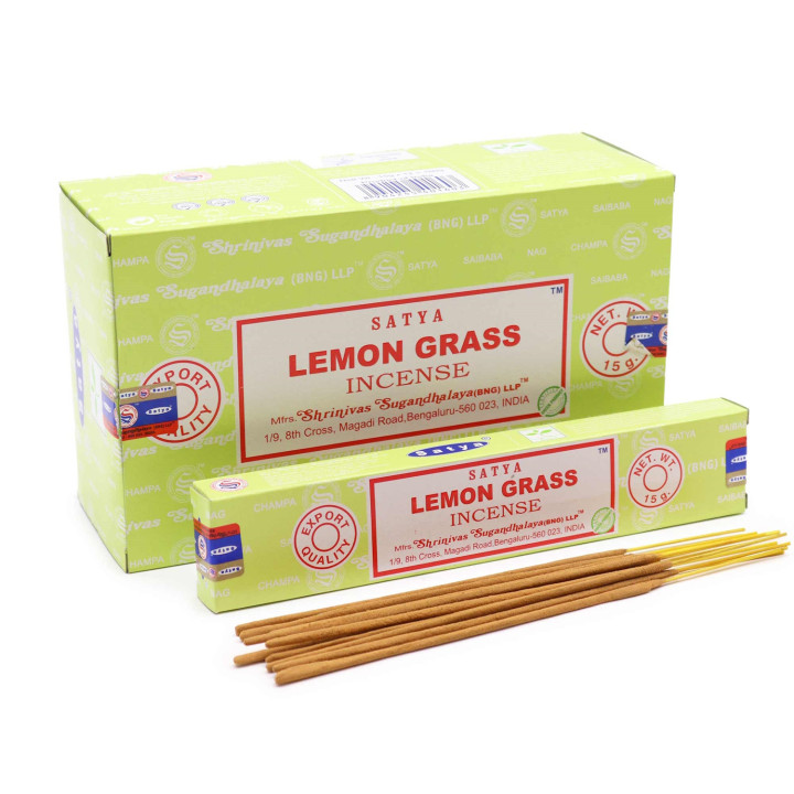Satya Lemongrass 15 g – świeżość, oczyszczenie i relaks
