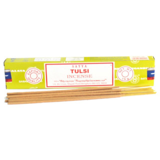 Satya Tulsi Kadzidełka 15 g – oczyszczenie i harmonia