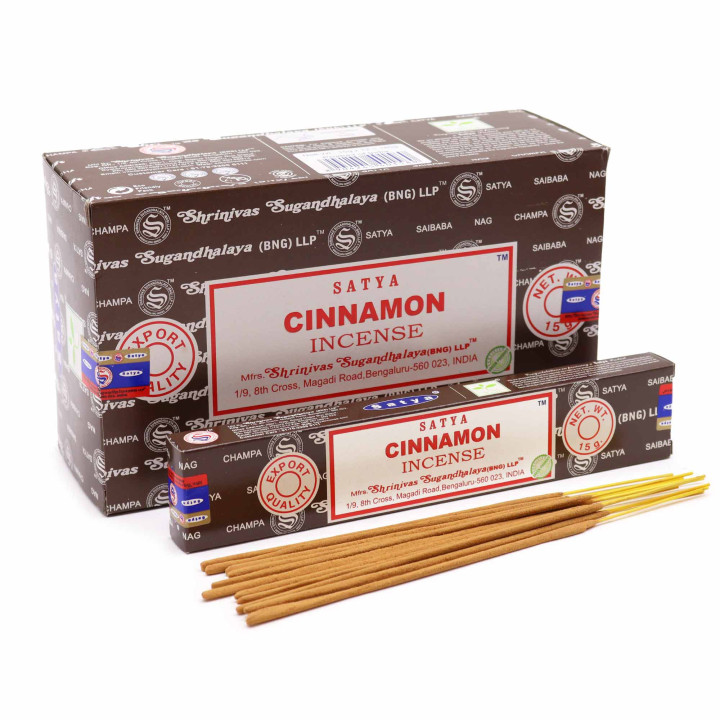 Satya Cinnamon 15 g – kadzidełka Cynamon, aromat korzenny