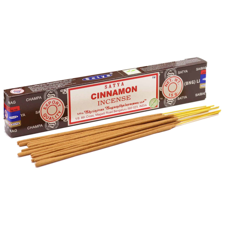 Satya Cinnamon 15 g – kadzidełka Cynamon, aromat korzenny