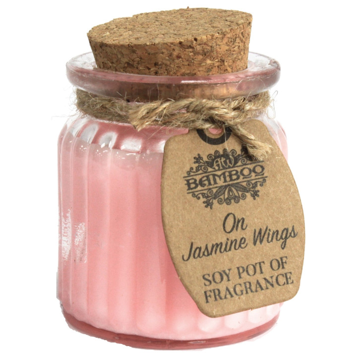 Świeca Sojowa Jaśmin – Kwiatowy, Relaksujący Zapach 20h