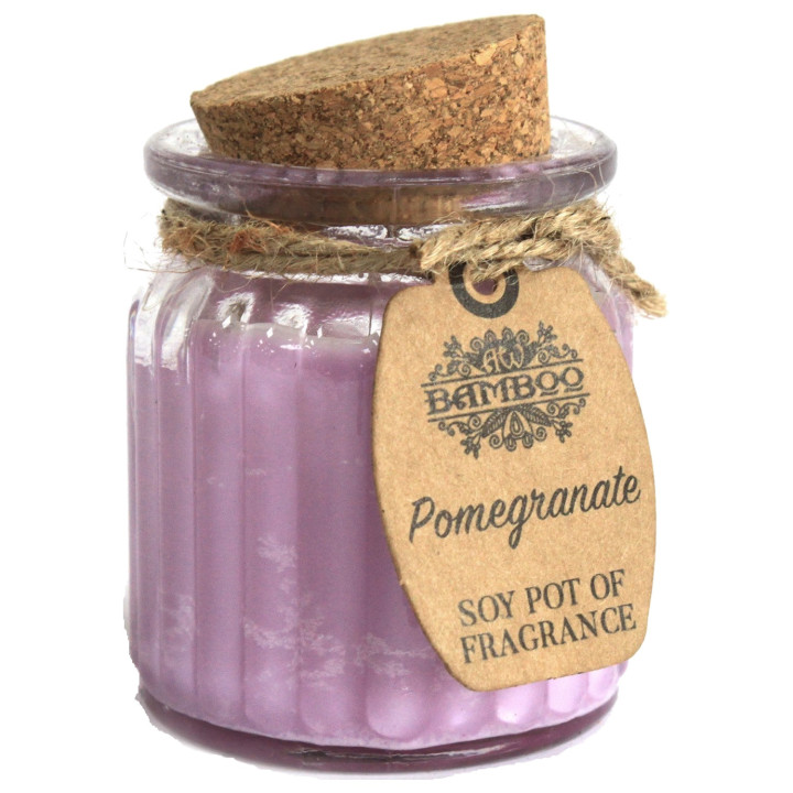 Świeca Sojowa Granat – Owocowy, Energetyzujący Zapach 20h