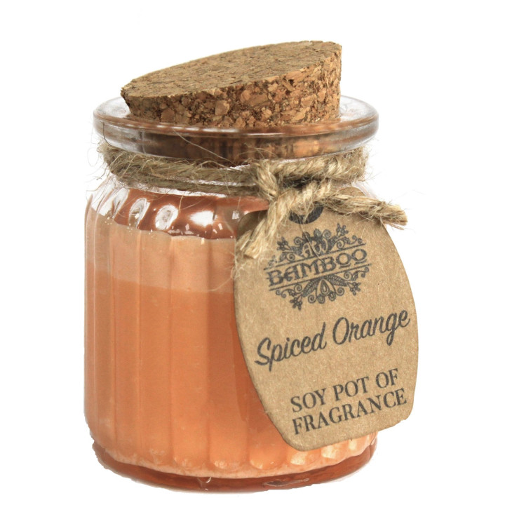 Świeca Sojowa Pomarańcza – Świeży, Cytrusowy Zapach 20h