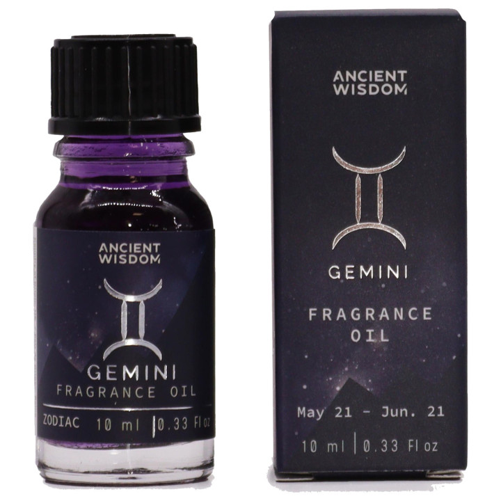 Olejek zapachowy Bliźnięta – aromat lekkości i kreatywności z bio brokatem | świeżość i inspiracja