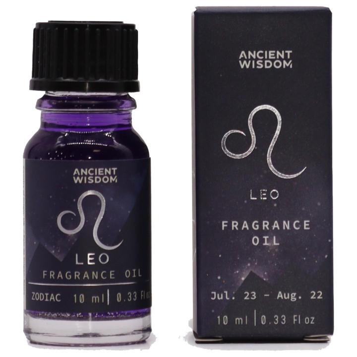 Olejek zapachowy Lew – aromat siły i blasku z bio brokatem | odwaga i radość życia