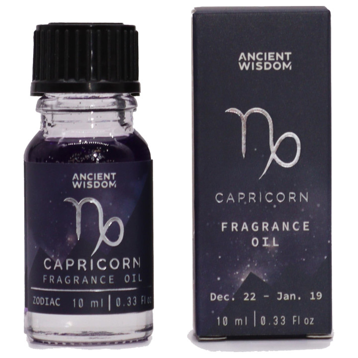 Olejek zapachowy Koziorożec – aromat siły i mądrości z bio brokatem | sukces i równowaga