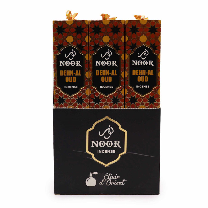 Kadzidełka Premium Noor Oud – Dehn Al Oud 15 g | Orientalny Oud i drzewno-balsamiczny aromat