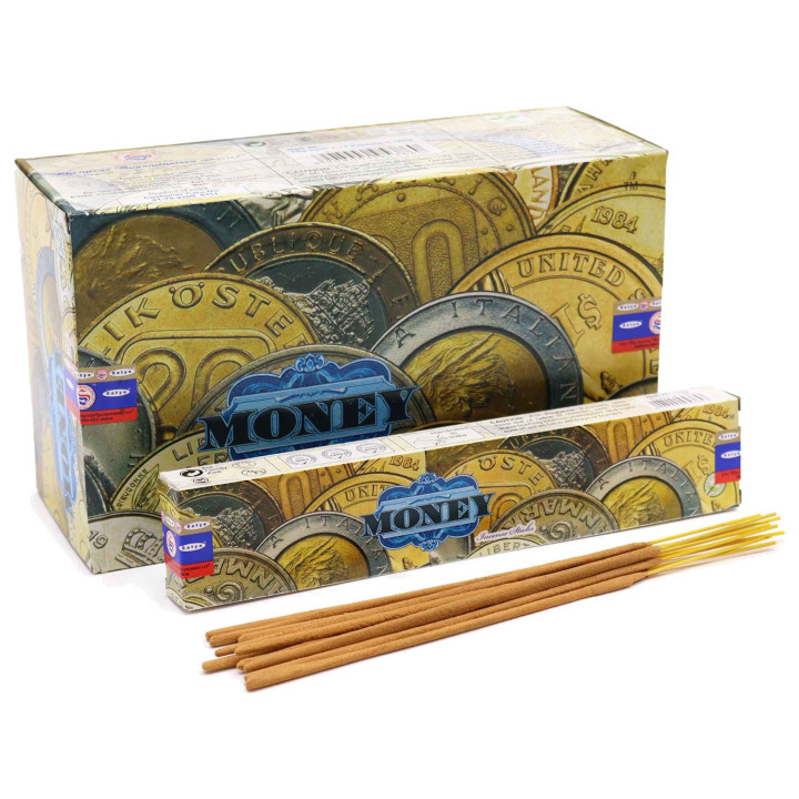 Satya Money Kadzidełka 15 g – zapach obfitości i sukcesu
