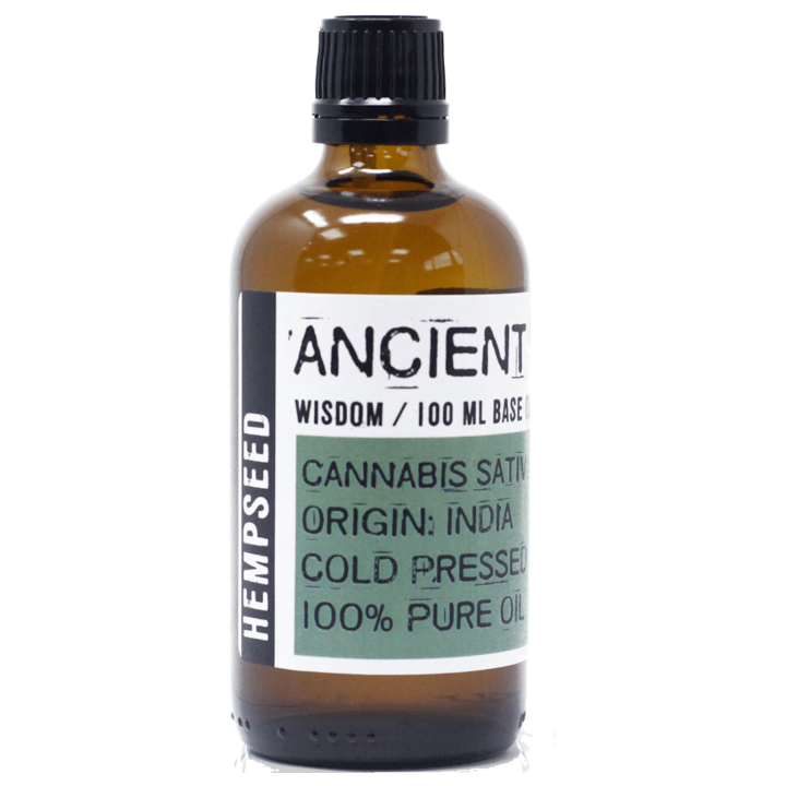 Olej z Nasion Konopi 100 ml | Naturalny olej bazowy do masażu, aromaterapii i pielęgnacji skóry