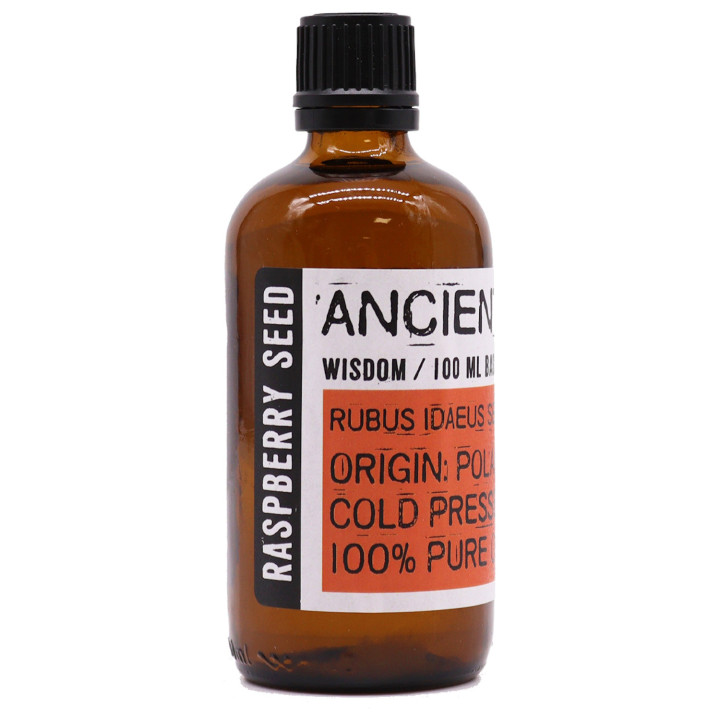 Olej z Pestek Malin 100 ml | Naturalny Olej Bazowy do Masażu i Pielęgnacji