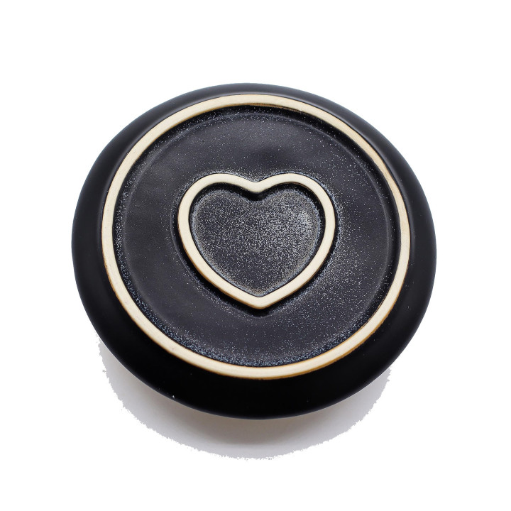 Podstawka Mandala na Palo Santo i Pęczek | żółta, Ceramika